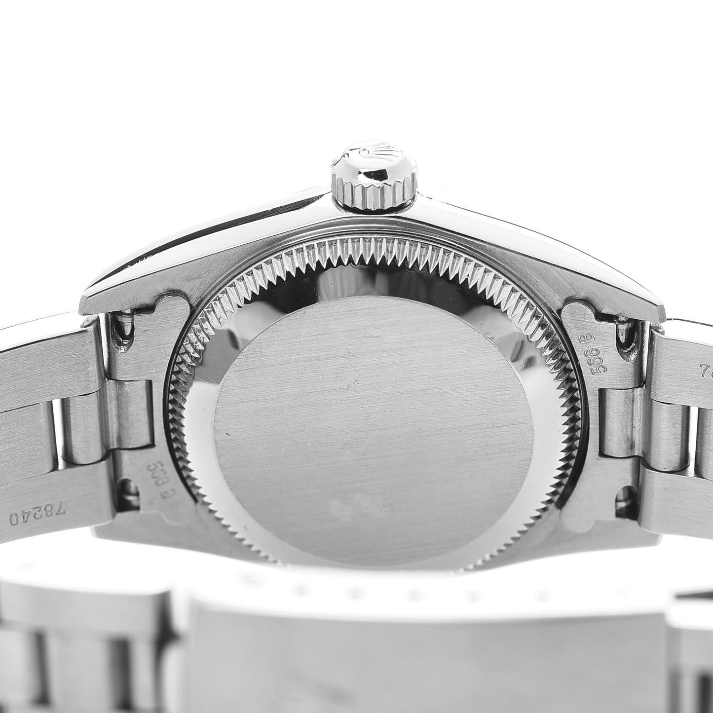 Stainless Steel 24mm Oyster Perpetual Watch Pink 76080