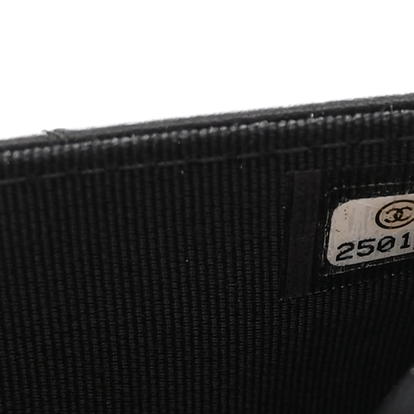 Lambskin Quilted Wallet On Chain WOC Black