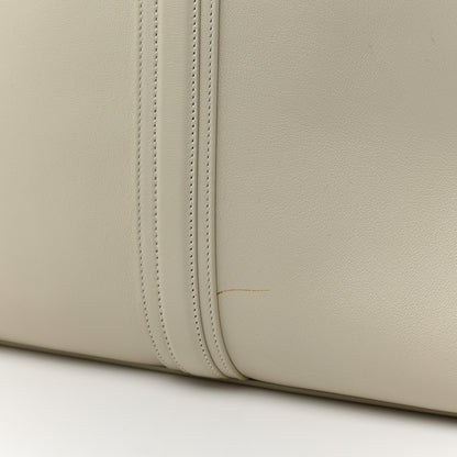 Saint Laurent Calfskin Commuter Duffle White 13 of 16