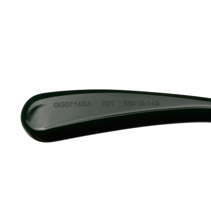 Gucci Acetate Oversized Square GG Web Sunglasses GG0714SA Black 6 of 8