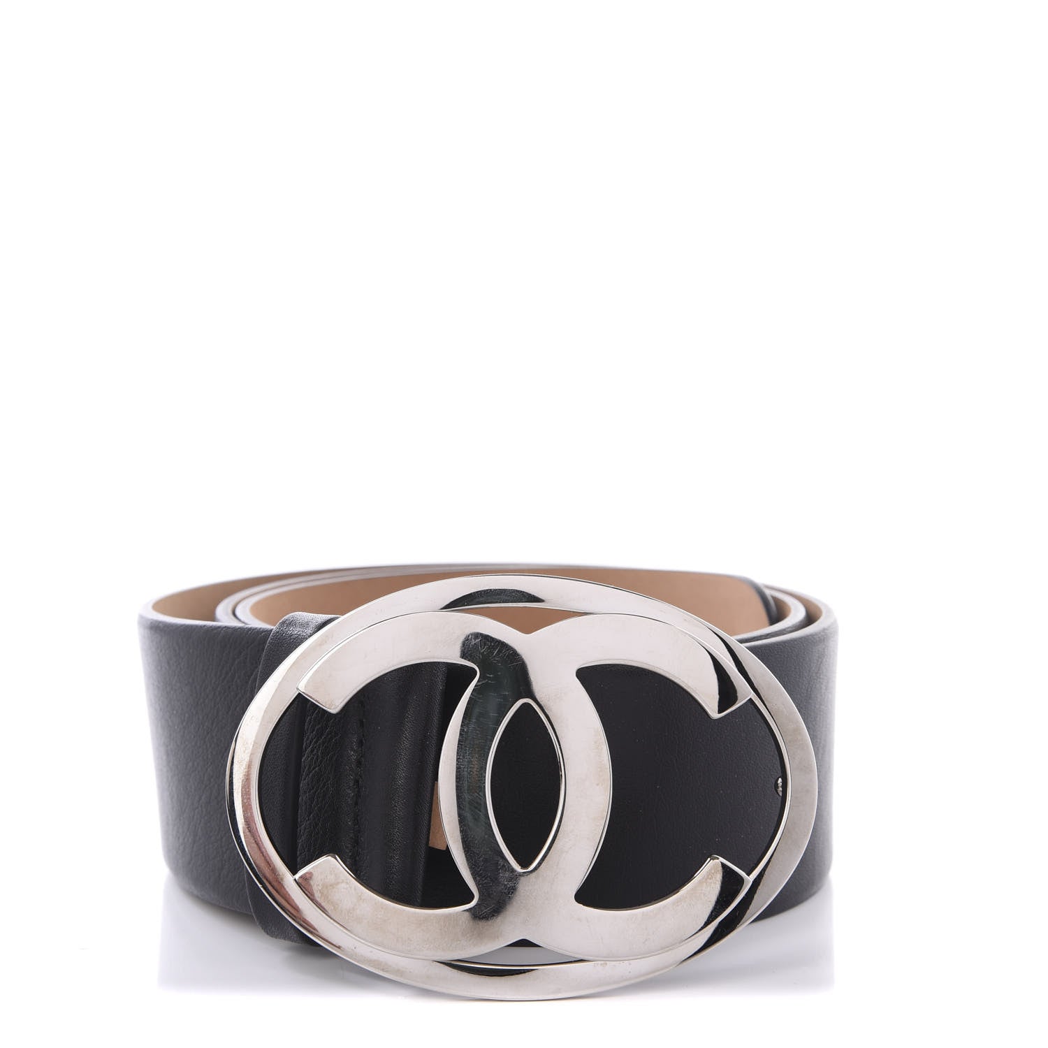 Chanel Calfskin CC Belt 85 34 Black 1 of 5
