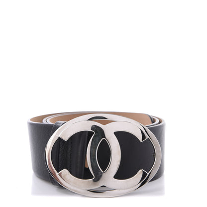Chanel Calfskin CC Belt 85 34 Black 1 of 5
