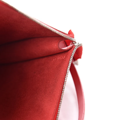 Louis Vuitton Epi Pochette Accessories 24 Rouge 9 of 11