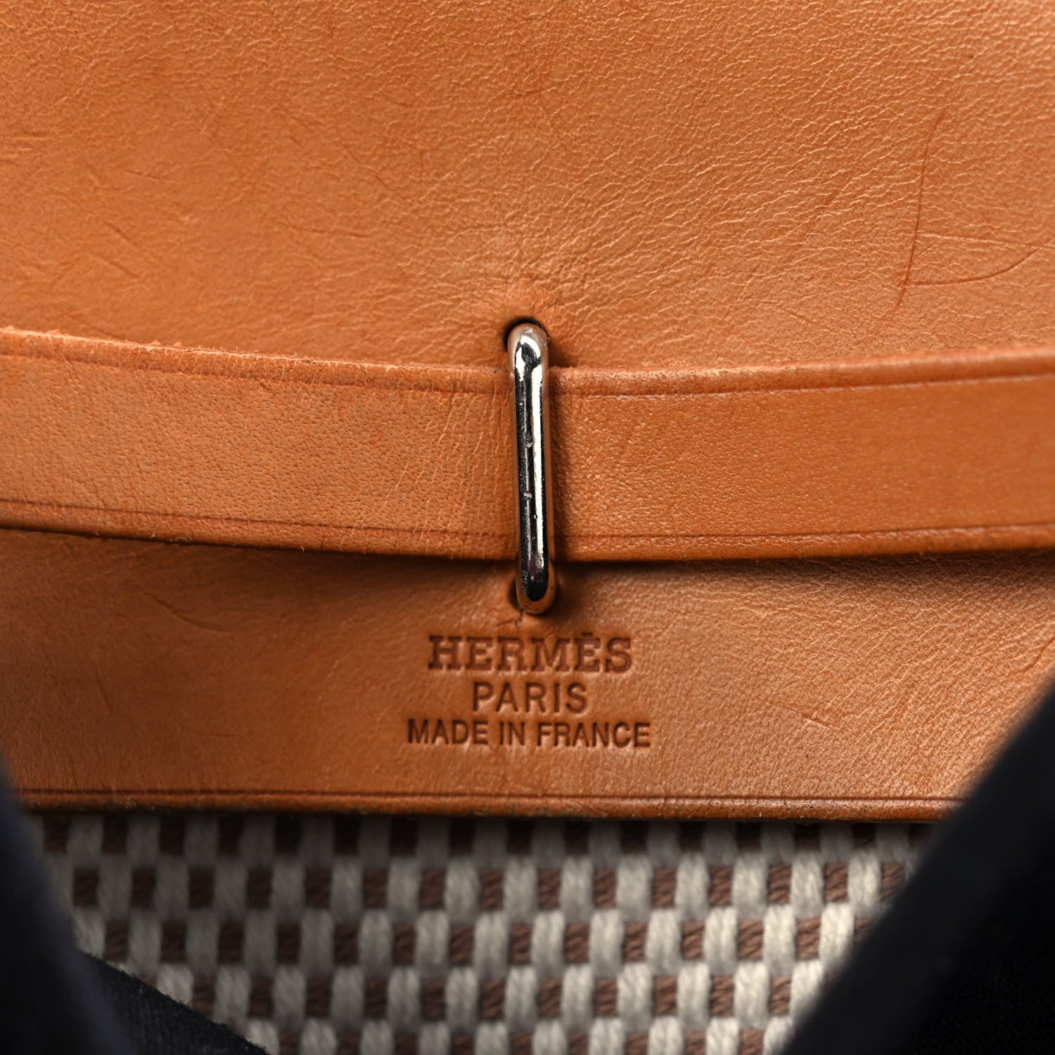 Hermes Toile Vache Calfskin Herbag TPM Natural 7 of 9