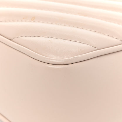 Saint Laurent Calfskin Matelasse Monogram Lou Camera Bag Marble Pink 10 of 15