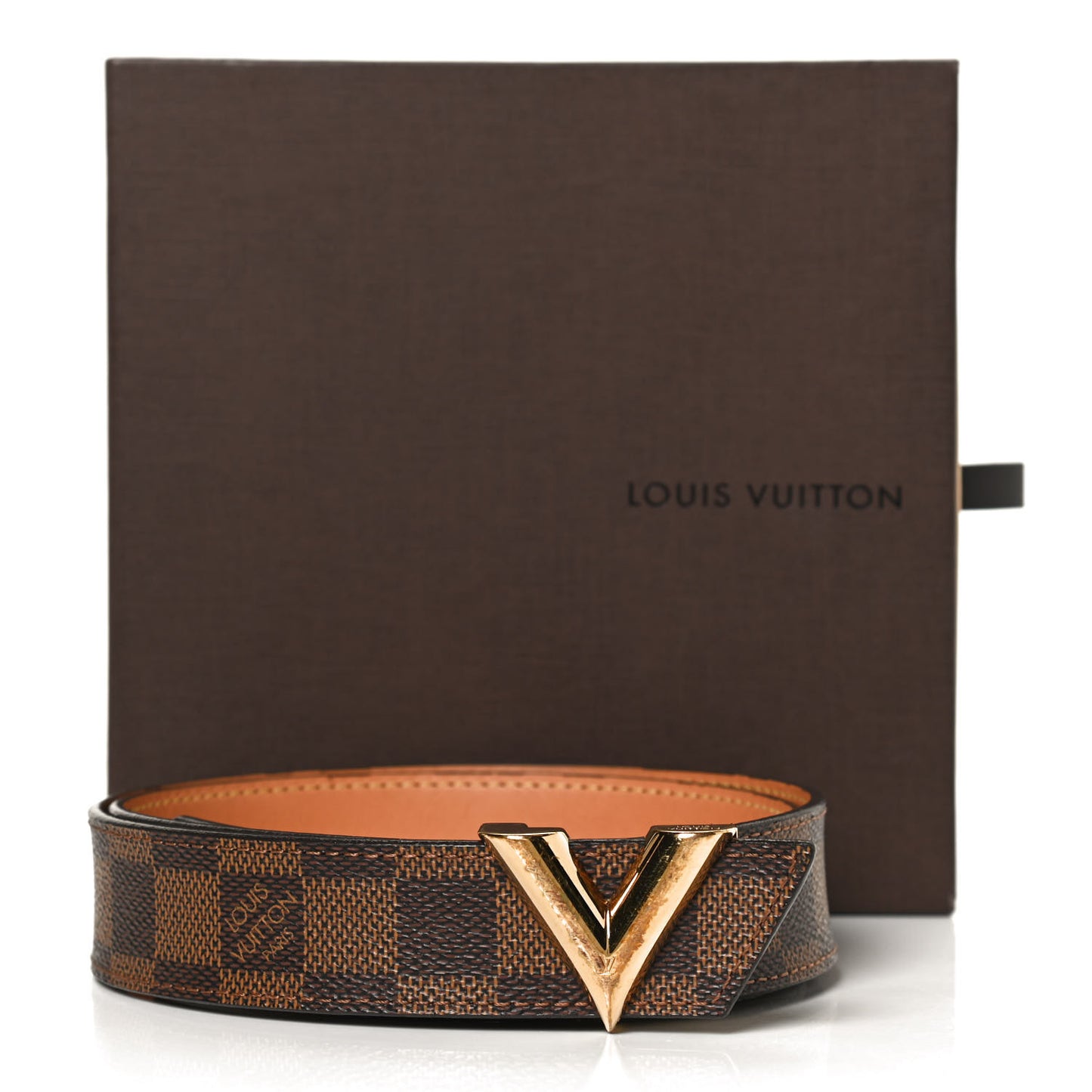 Damier Ebene 30mm Essential V Belt 80 32