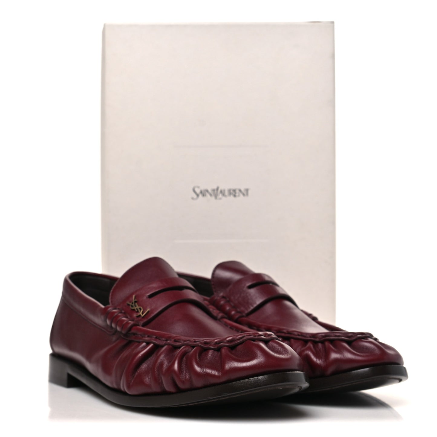 Radiance Calfskin Le Loafer 15 Moccasin 40 Dark Ruby