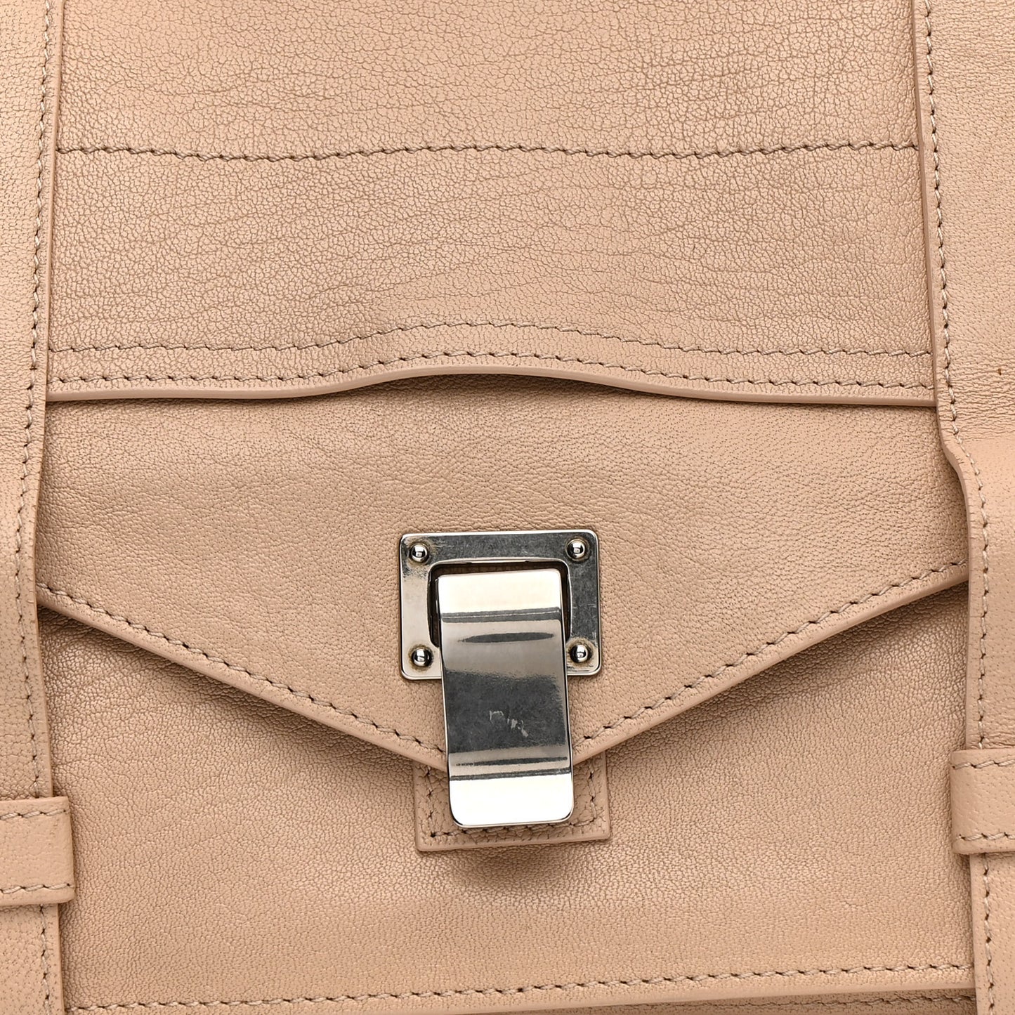 Lambskin Medium PS1 Satchel Nude