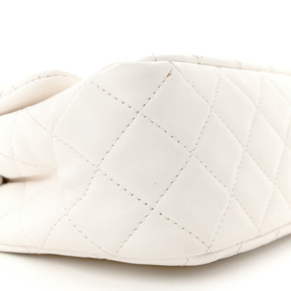 Chanel Lambskin Quilted Mini Pearl Crush Flap White 9 of 13