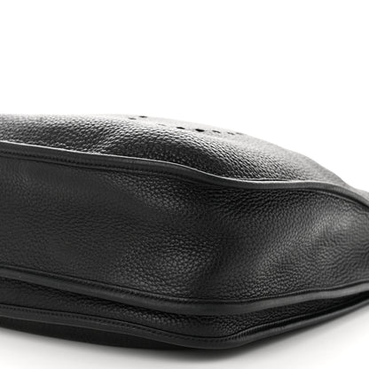 Hermes Taurillon Clemence Evelyne III GM Black 10 of 11