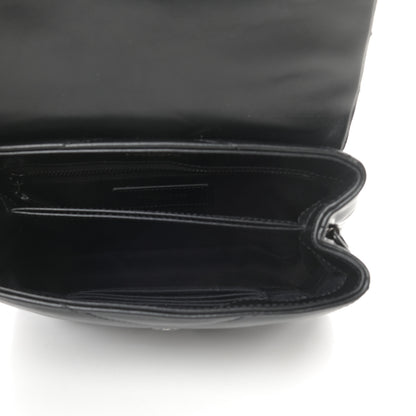 Saint Laurent Calfskin Y Quilted Monogram Toy Loulou Crossbody Bag Black 5 of 11