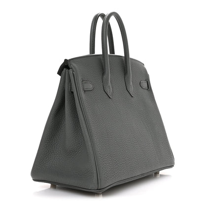 Hermes Togo Birkin 25 Vert Amande 3 of 11