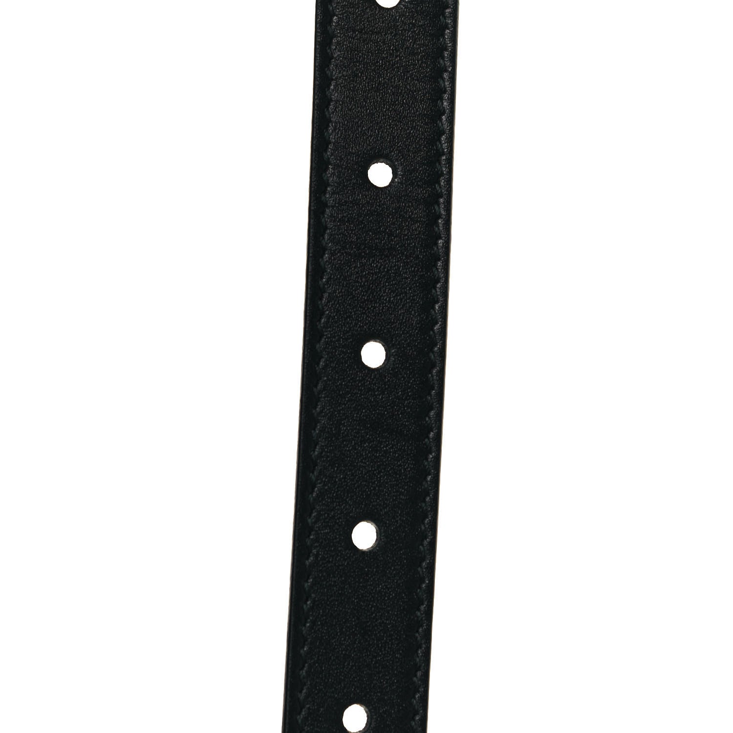 Gucci Calfskin Pearl Double G 20mm Belt 85 34 Black Cream 4 of 4