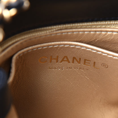 Chanel Lambskin Quilted Mini Pearl Crush Flap Black 6 of 9