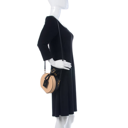 Louis Vuitton Calfskin Petite Boite Chapeau Black Beige 2 of 8