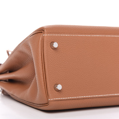 Hermes Togo Kelly Retourne 28 Gold 6 of 12
