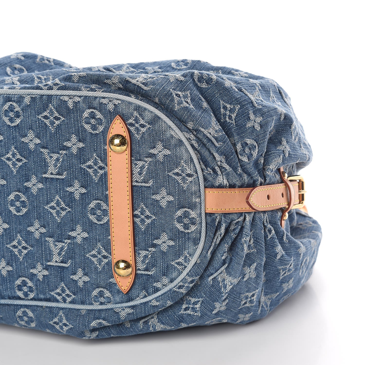 Louis Vuitton Denim Mahina XL Blue 9 of 10