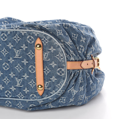 Louis Vuitton Denim Mahina XL Blue 9 of 10
