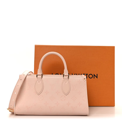 Louis Vuitton Calfskin OnTheGo East West Pearl Pink 10 of 10
