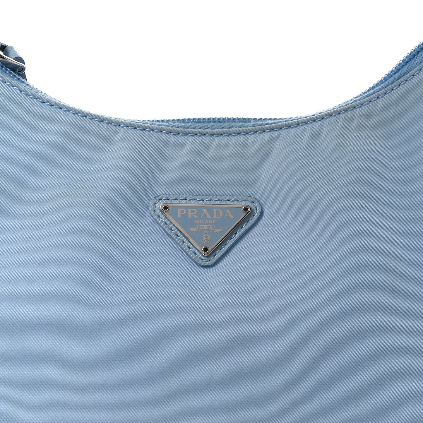 Tessuto Nylon Mini Re-Edition 2000 Bag Celeste