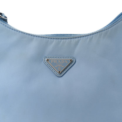 Prada Tessuto Nylon Mini Re-Edition 2000 Bag Celeste 9 of 14