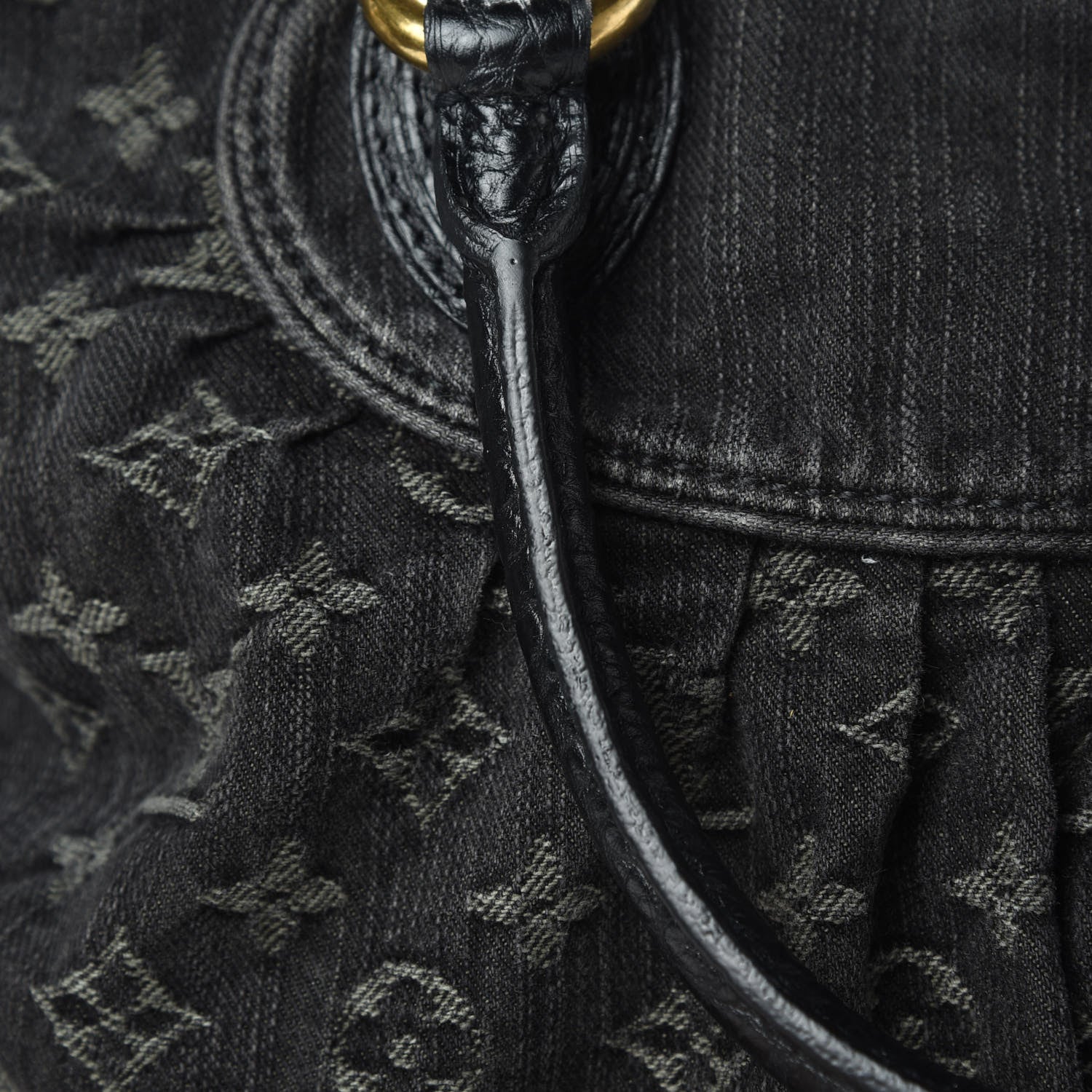 Louis Vuitton Denim Neo Cabby GM Black 10 of 12