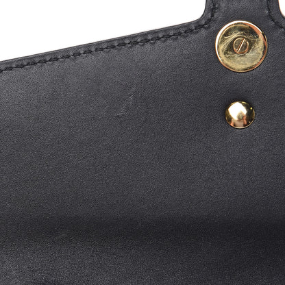 Gucci Calfskin Super Mini Sylvie Chain Shoulder Bag Black 12 of 13