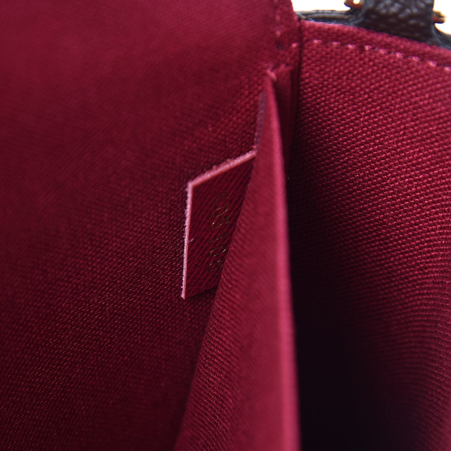 Monogram Pochette Felicie Chain Wallet Fuchsia