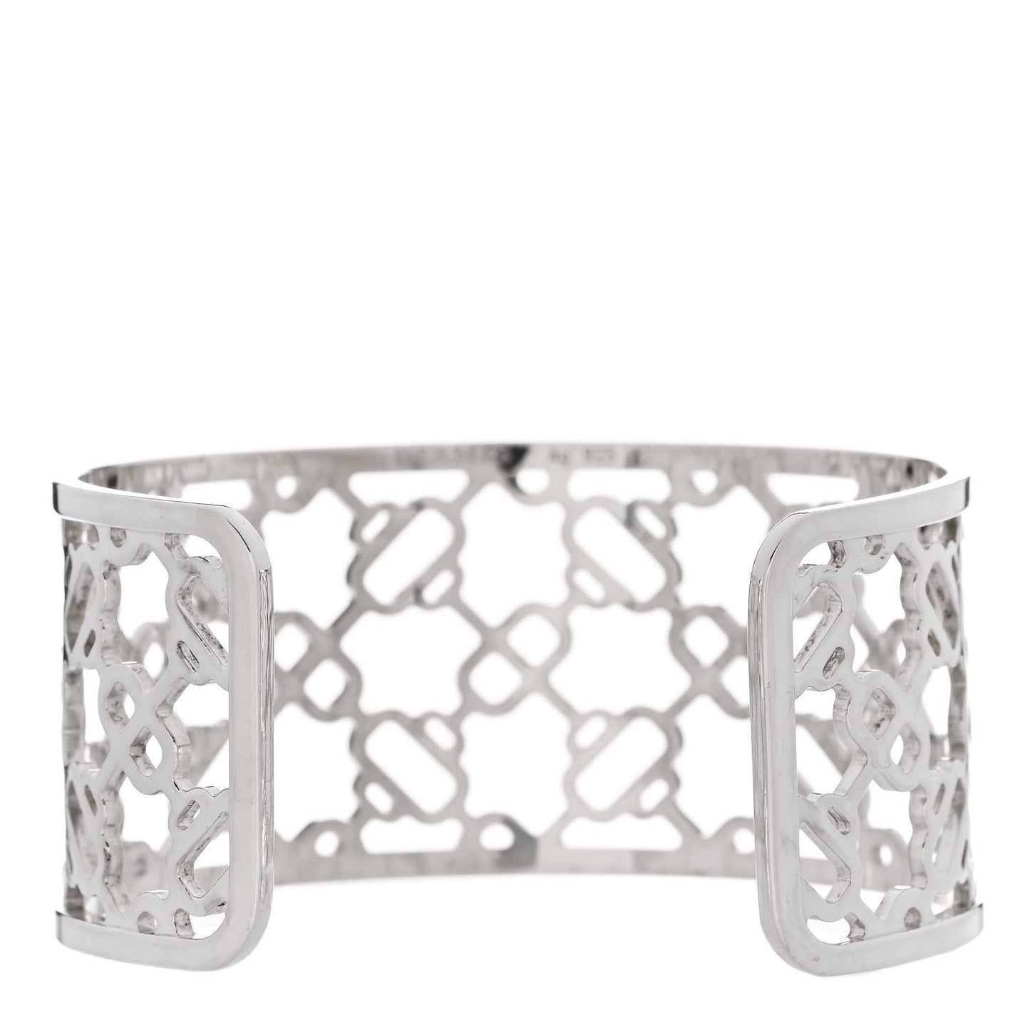 Sterling Silver Passerelle Chaine d'Ancre Cuff Bracelet