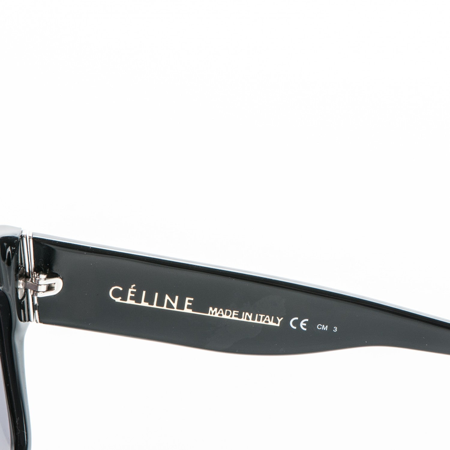 Celine Polarized ZZ Top Sunglasses CL 41756 Black 4 of 6