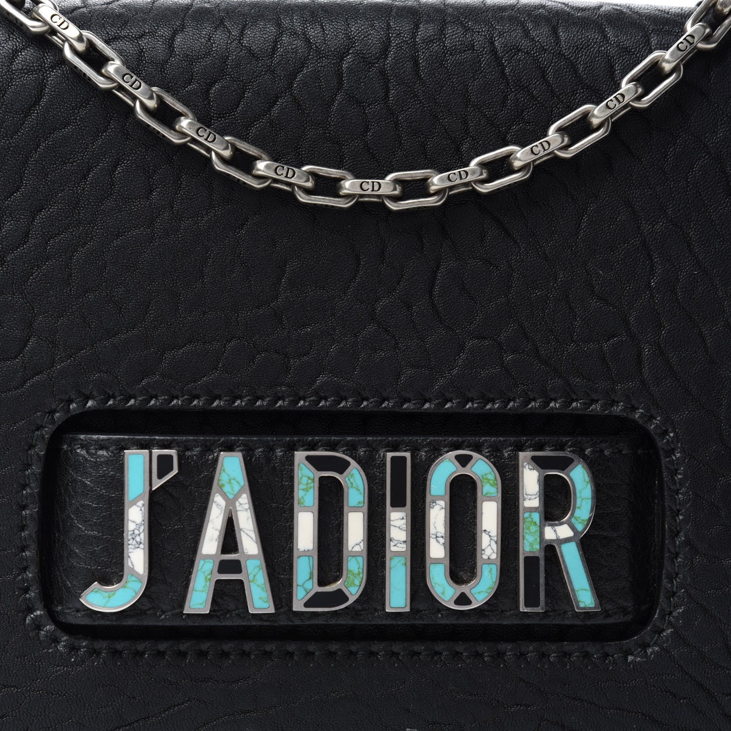 Christian Dior Canyon Grained Lambskin J'Adior Chain Flap Bag Black 9 of 9