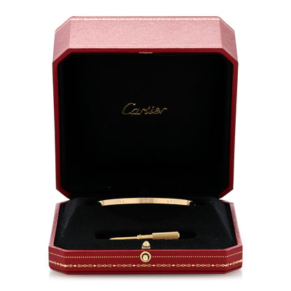 Cartier 18K Yellow Gold Small LOVE Bracelet 18 5 of 5