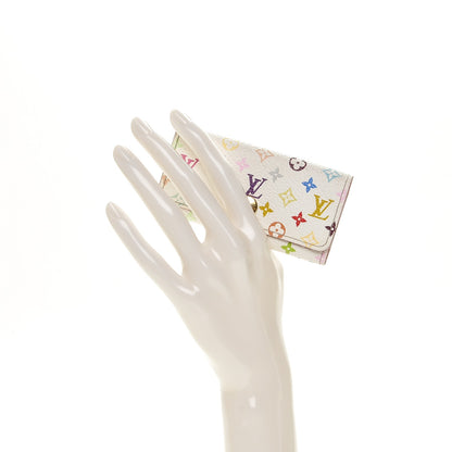 Louis Vuitton Monogram Multicolor Multicles 4 Key Holder White Litchi 2 of 8