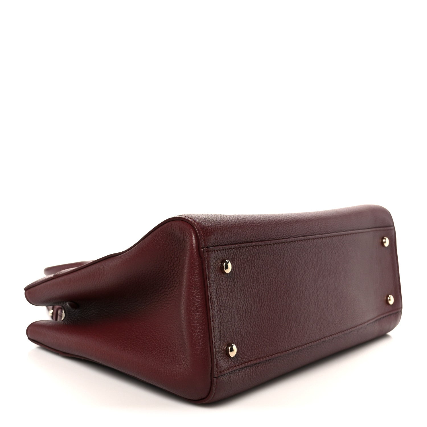 Chanel Grained Calfskin Small Neo Executive Shopper Tote Burgundy 4 of 10
