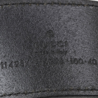 Gucci Leather GG Mens Belt Black 40 6 of 6
