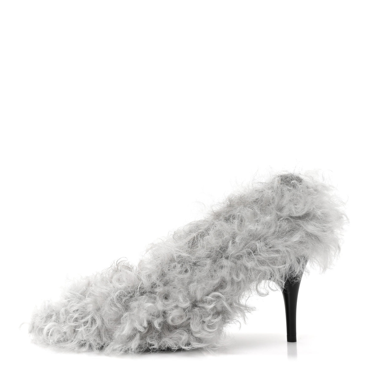 Shearling Musa Pumps 38 Alpy Gray