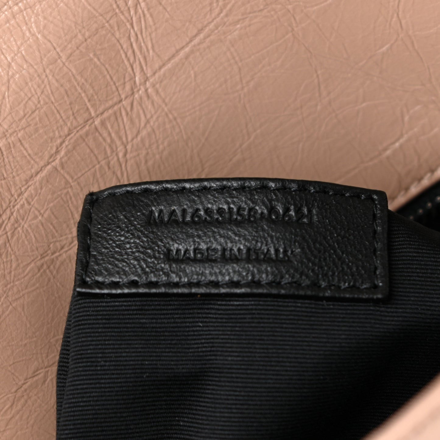 Crinkled Calfskin Matelasse Monogram Medium Niki Chain Satchel Gold Sand