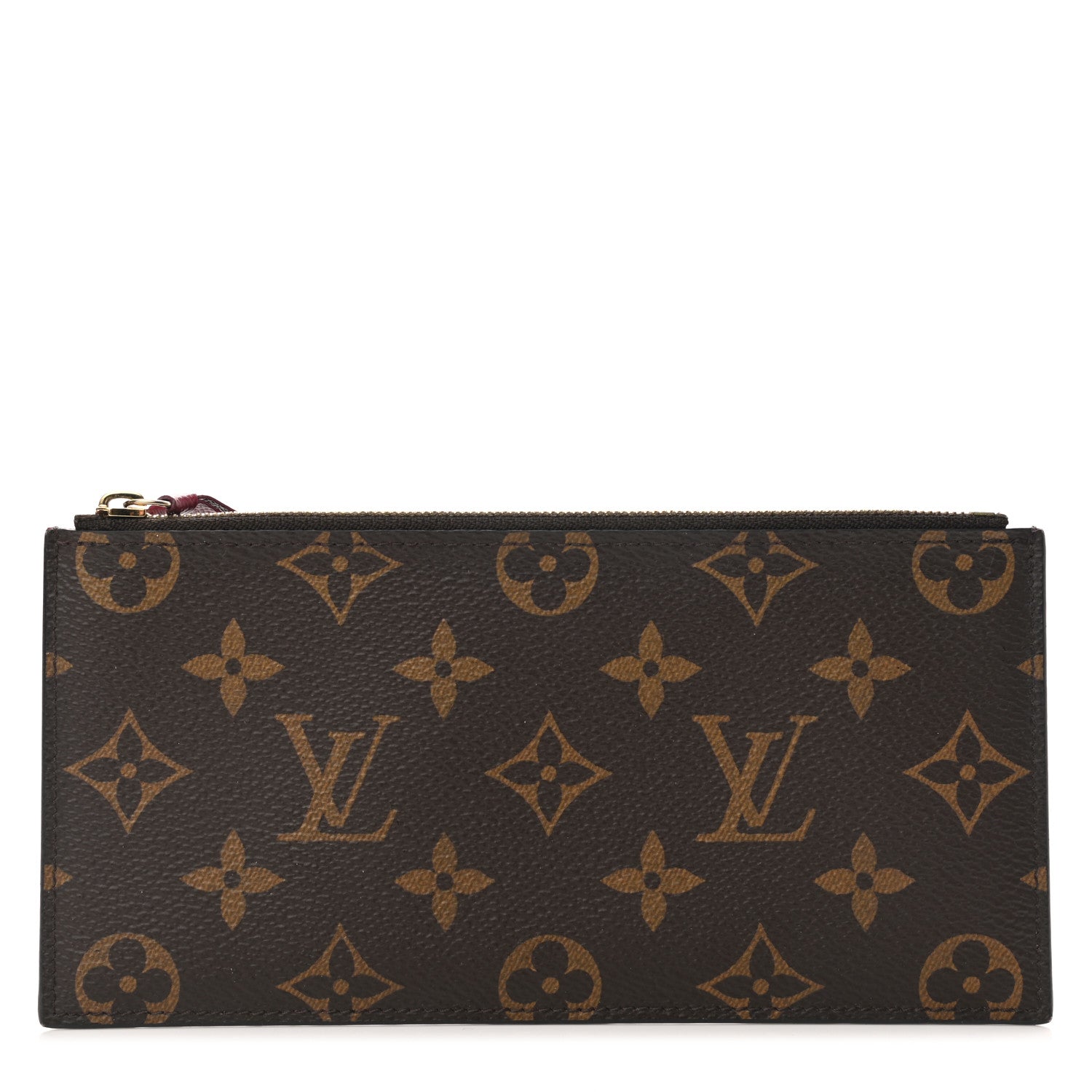 Louis Vuitton Monogram Felicie Chain Wallet Zippered Insert Fuchsia 1 of 6