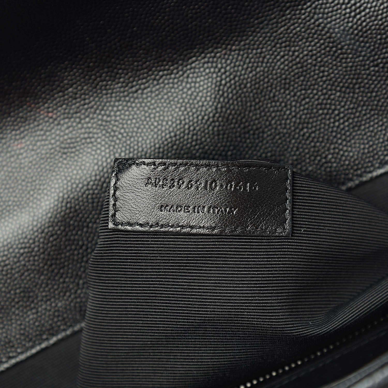 Saint Laurent Grain De Poudre Large Tri-Quilt Monogram Satchel Black 7 of 12