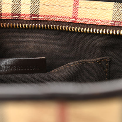 Burberry Haymarket Check Medium Regent Tote Chocolate 7 of 14
