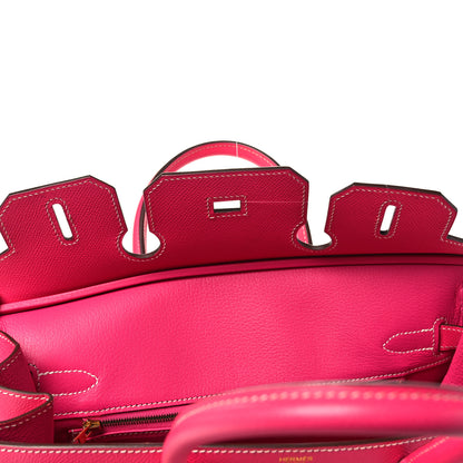 Hermes Epsom Birkin 30 Rose Tyrien 21 of 37