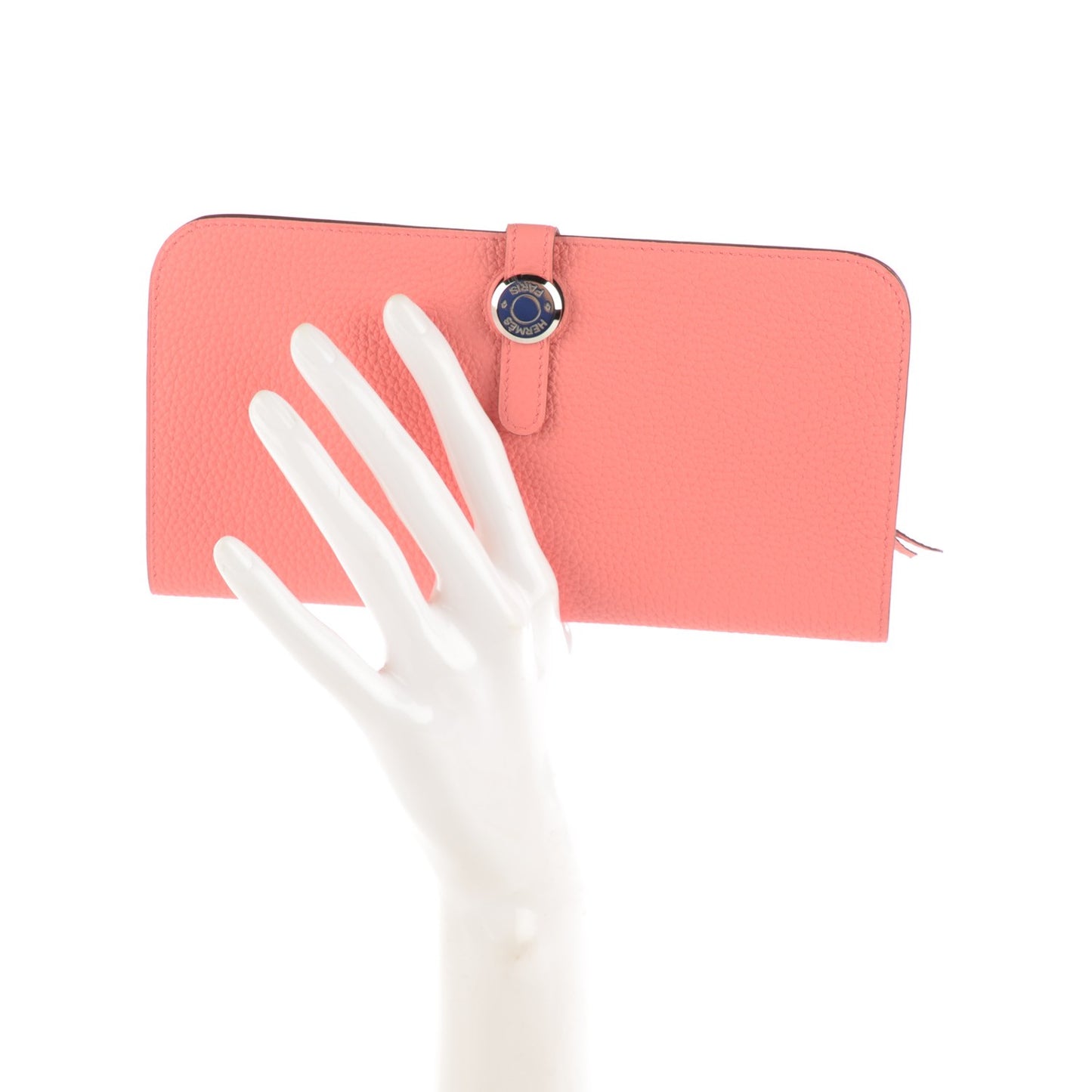 Togo Dogon Recto Verso Wallet Rose Candy