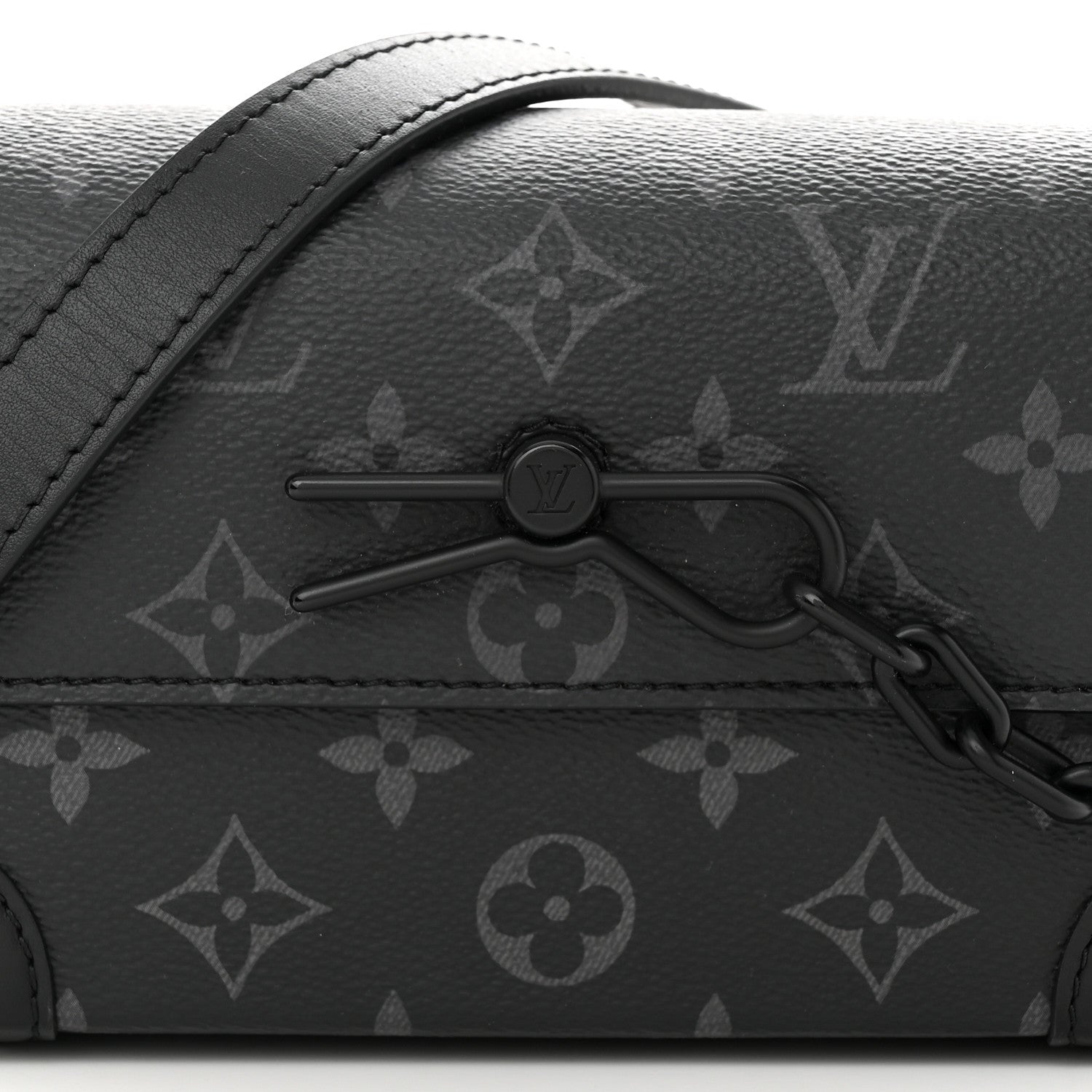Louis Vuitton Monogram Eclipse Steamer Wearable Wallet 7 of 9