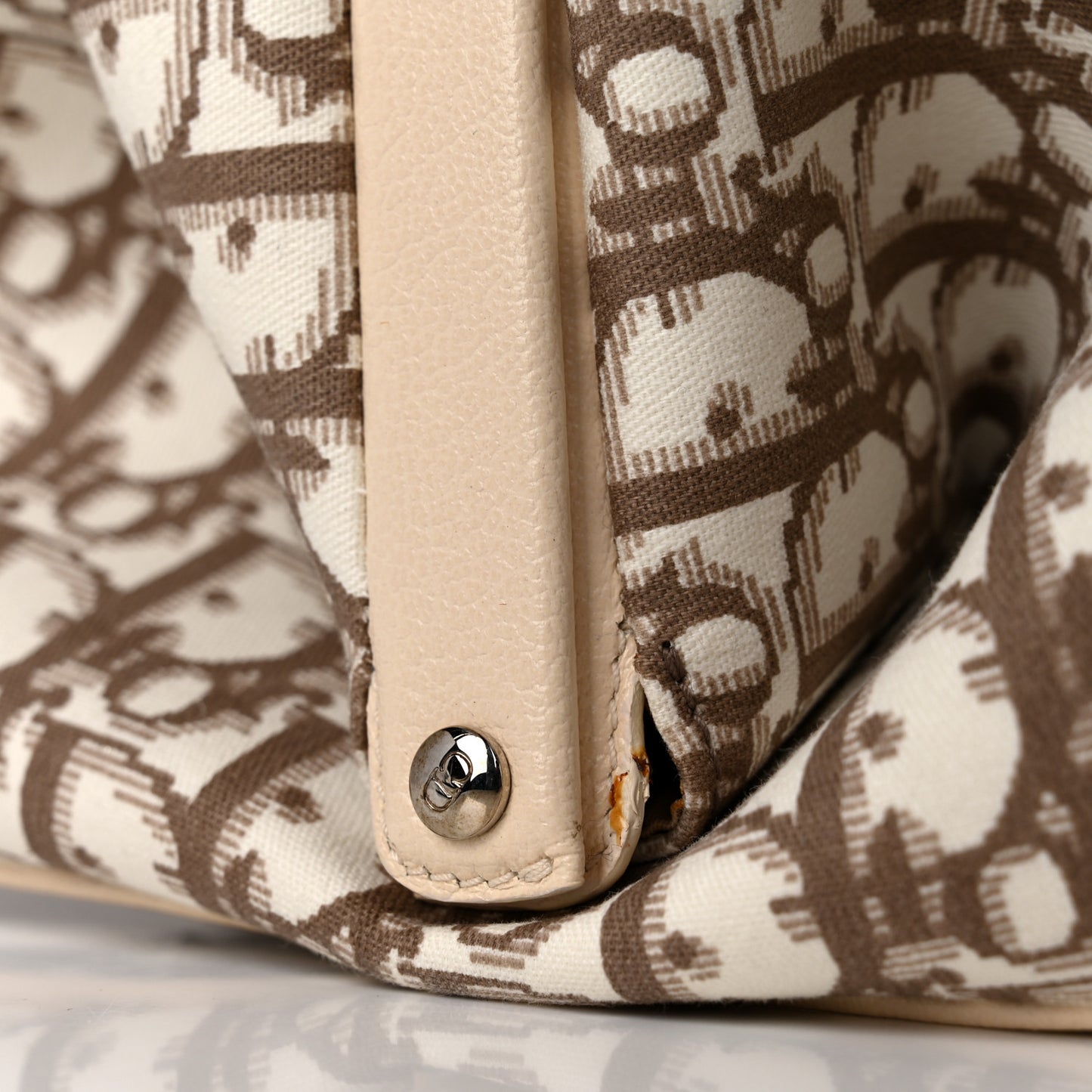 Monogram Vintage Flowers Bowler Beige