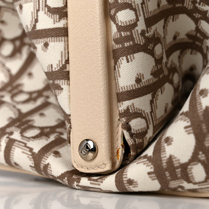 Christian Dior Monogram Vintage Flowers Bowler Beige 14 of 15