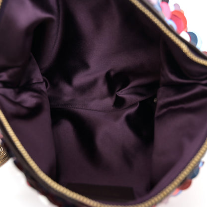 Jimmy Choo Sequin Maxi Callie Embroidery Bag Raspberry Mix 5 of 9