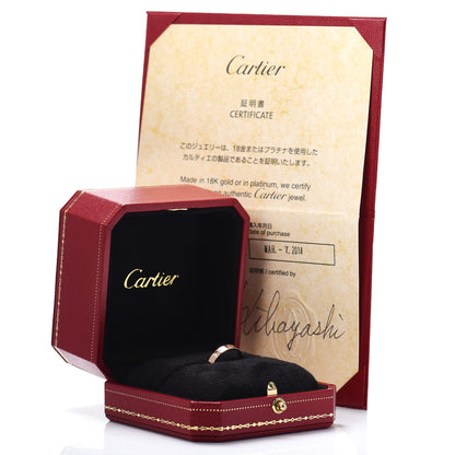 Cartier 18K Pink Gold 3.5mm LOVE Wedding Band Ring 47 4 5 of 5