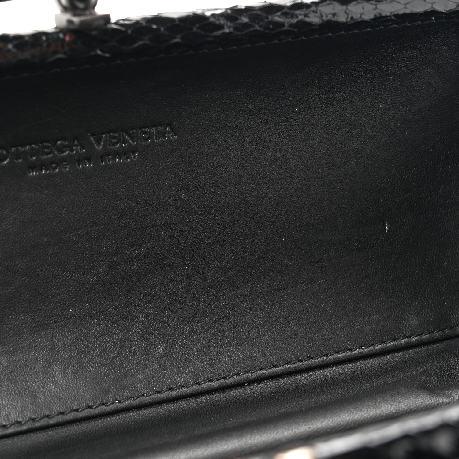 Bottega Veneta Satin Intreccio Impero Ayers Stretch Knot Clutch Purple Black Multicolor 7 of 11