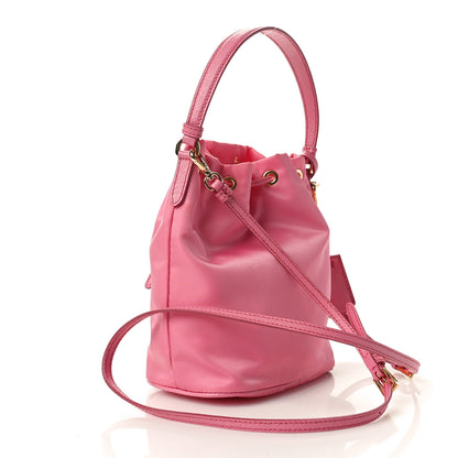 Prada Re-Nylon Saffiano Mini Re-Edition 1978 Bucket Bag Begonia 3 of 12