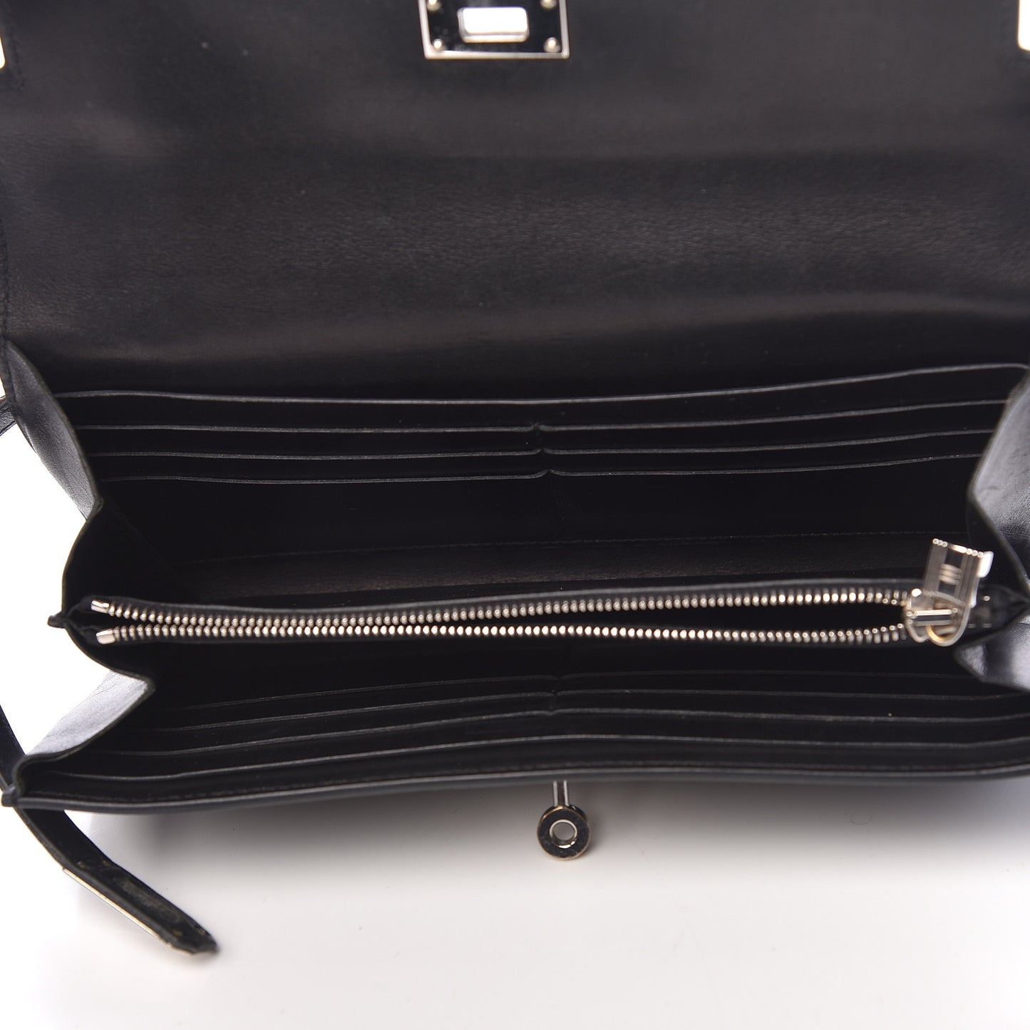Box Kelly Longue Wallet Black